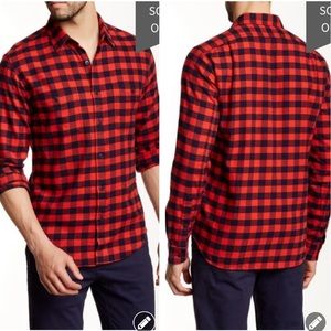J Crew buffalo check slim plaid flannel shirt 2306